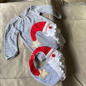 Santa shirt and Bib